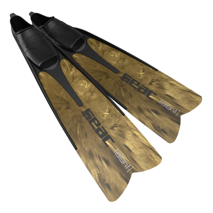 Freediving and Spearfishing Fins Talent Camo-Brown Size 45-46 Seac 71-24CM-45-46
