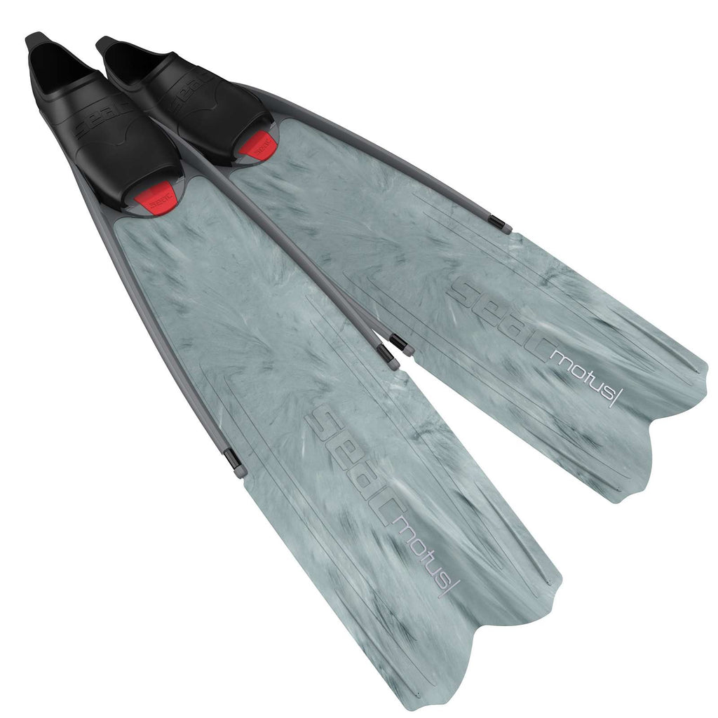 Freediving and Spearfishing Fins Motus Camo-Grey Size 39-40 Seac 71-25CG-39-40