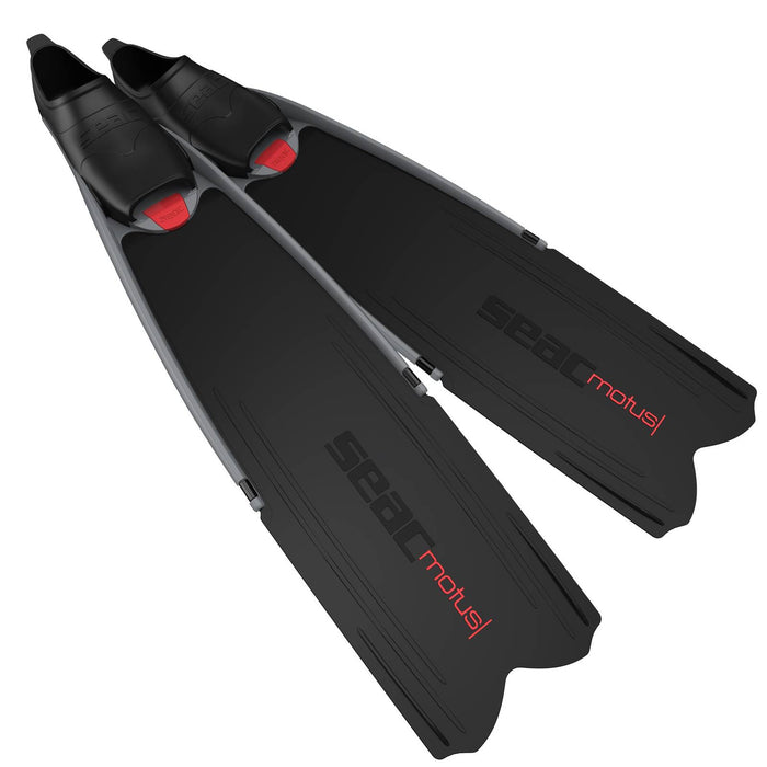 Freediving and Spearfishing Fins Motus Black-Red Size 36-38 Seac 71-25N-36-38