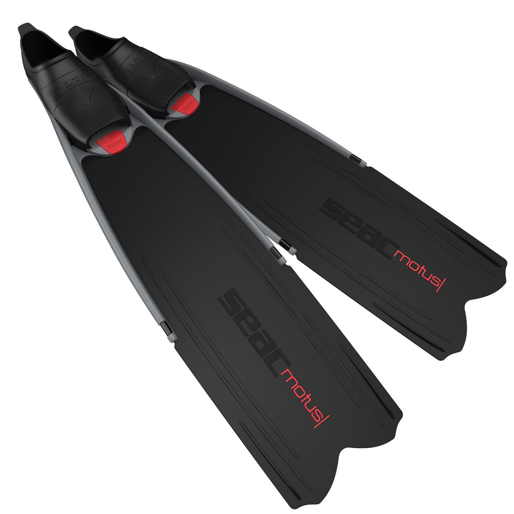 Freediving and Spearfishing Fins Motus Black-Red Size 39-40 Seac 71-25N-39-40