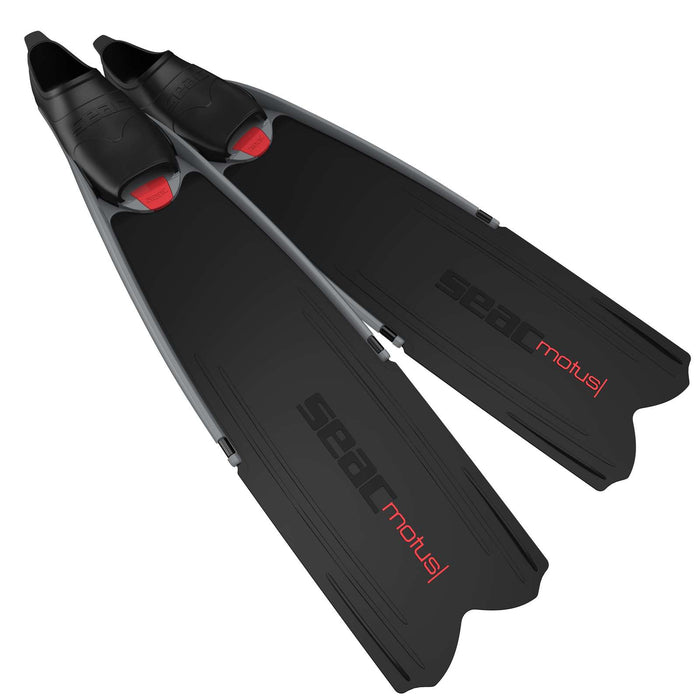 Freediving and Spearfishing Fins Motus Black-Red Size 43-44 Seac 71-25N-43-44