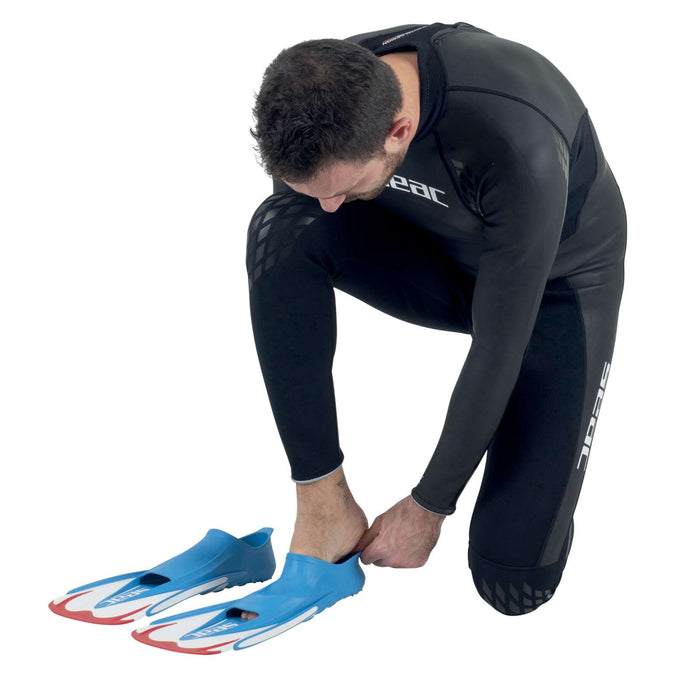Swimming Fins Team Blue-Red Size 36-37 Seac 71-28R-36-37