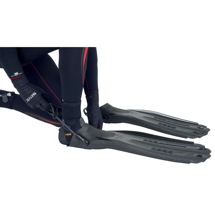 Diving Fins Propulsion S Black S-M ~ 37-39 Seac 71-43N-S-M