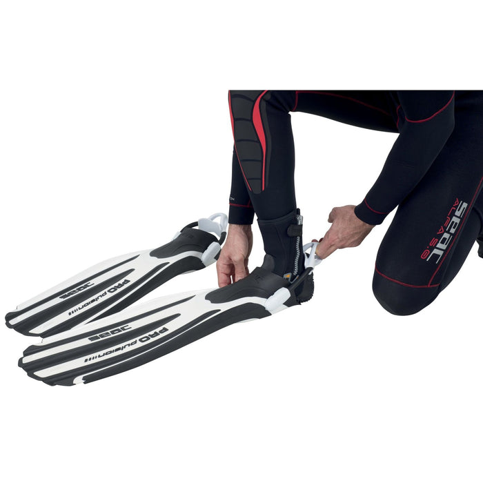Aletas de Buceo Propulsion S Blanca L-XL ~ 43-45 Seac 71-43W-L-XL