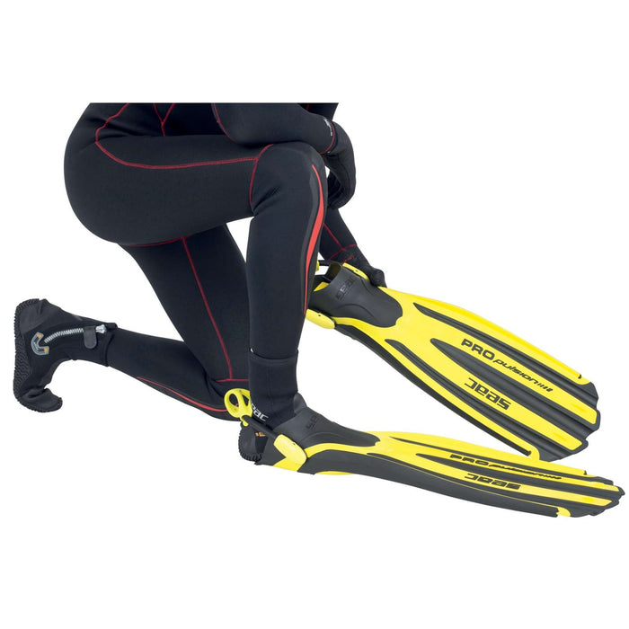 Aletas de buceo Propulsión S Amarillo L-XL ~ 43-45 Seac 71-43Y-L-XL