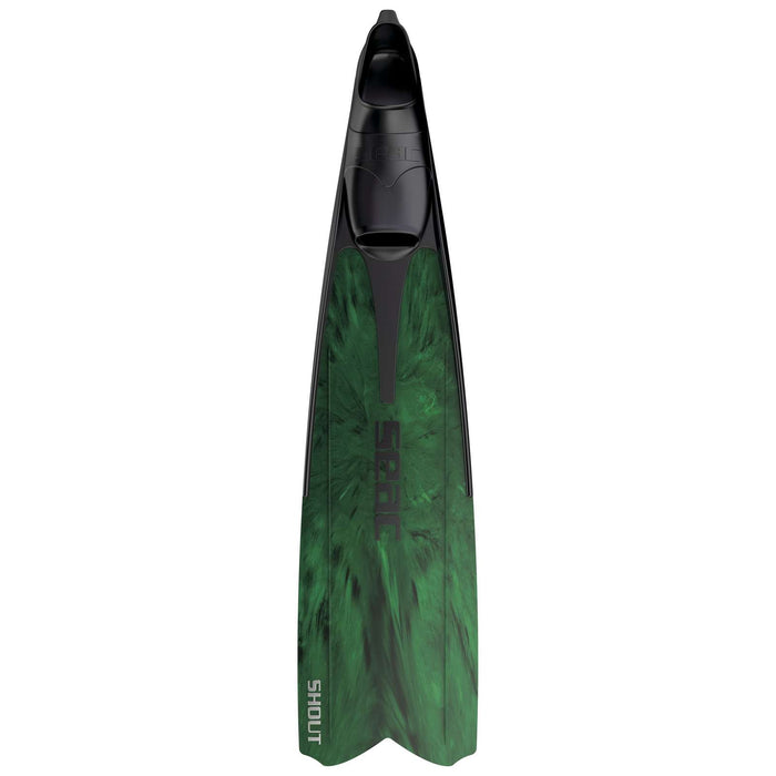 Freediving and Spearfishing Fins Shout S700 Camo-Green 47-48 Seac 71-44CV-47-48