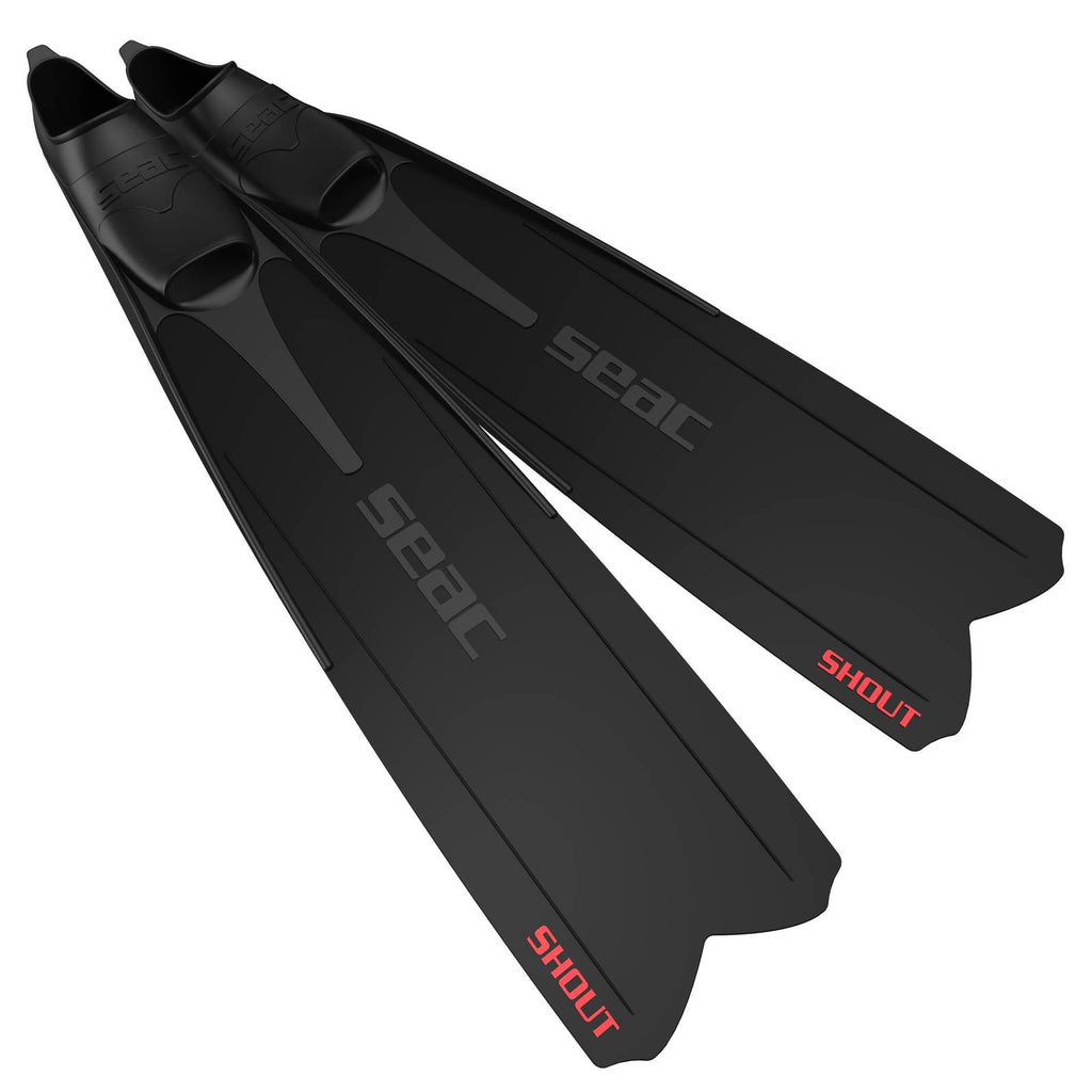 Freediving and Spearfishing Fins Shout S700 Black 41-42 Seac 71-44N-41-42