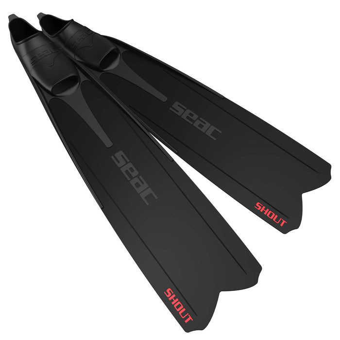 Freediving and Spearfishing Fins Shout S700 Black 41-42 Seac 71-44N-41-42
