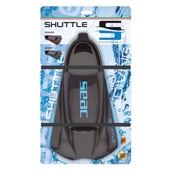 Swimming Fins Shuttle Sport Black-Blue Size 34-35 Seac 71-48NAZ-34-35