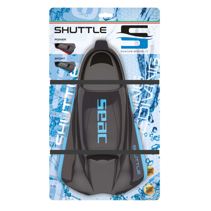 Swimming Fins Shuttle Sport Black-Blue Size 45-46 Seac 71-48NAZ-45-46