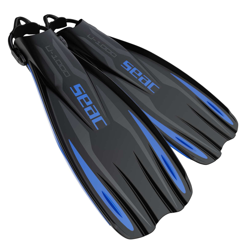 Aletas de buceo U-1000 Azul XS-S ~ 34-36 Seac 71-55B-XS-S