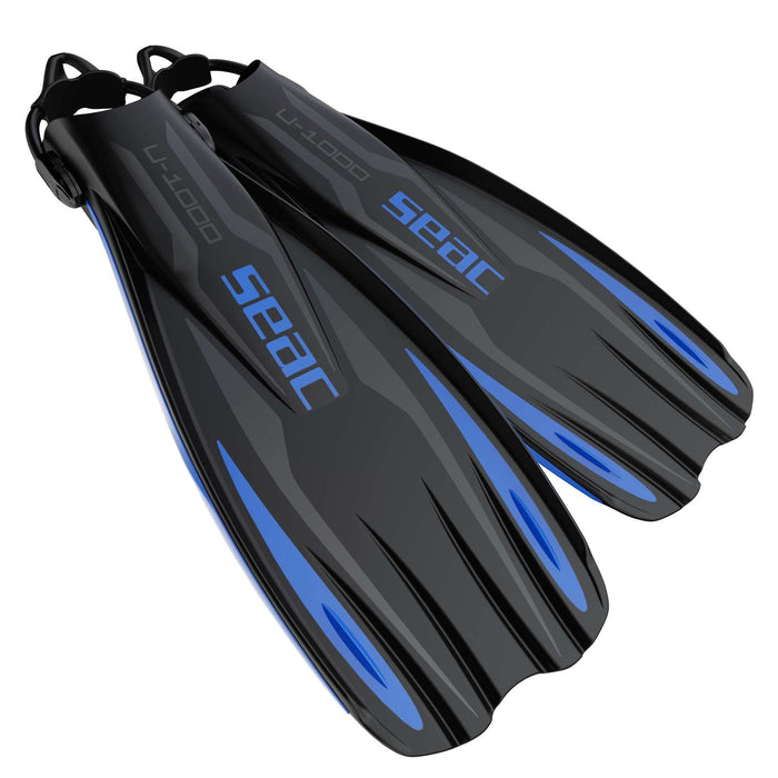 Aletas de buceo U-1000 Azul XS-S ~ 34-36 Seac 71-55B-XS-S