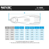 Pinne da immersione U-1000 Nere L-XL ~ 43-45 Seac 71-55N-L-XL