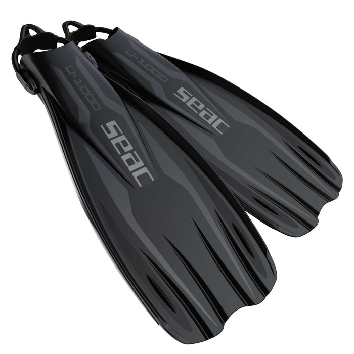 Pinne da immersione U-1000 Nere L-XL ~ 43-45 Seac 71-55N-L-XL