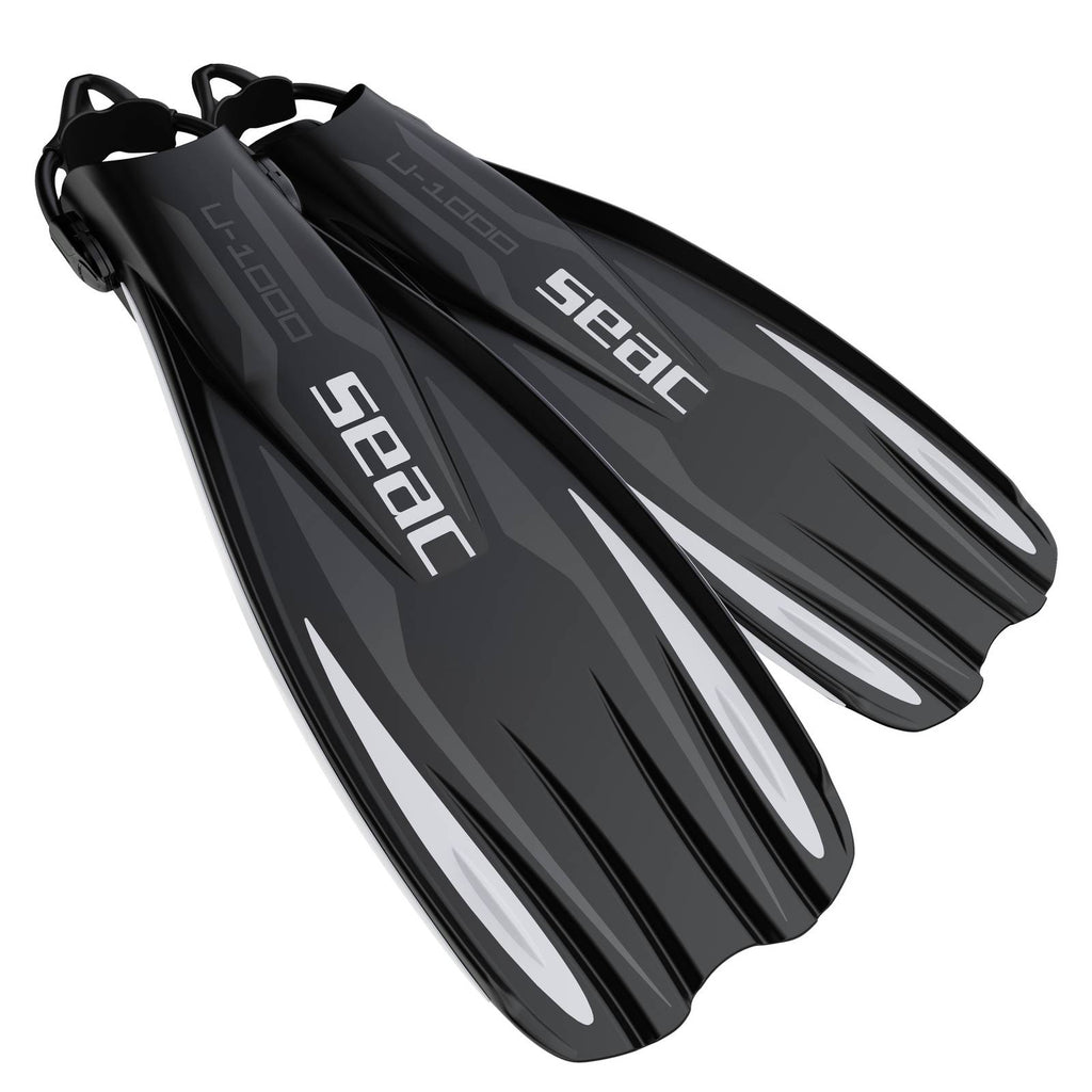 Aletas de buceo U-1000 Blanca M-L ~ 40-42 Seac 71-55W-M-L