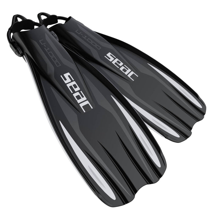 Aletas de buceo U-1000 Blanca M-L ~ 40-42 Seac 71-55W-M-L