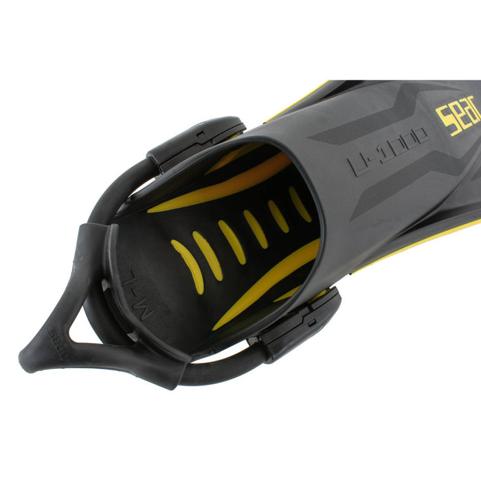 Diving Fins U-1000 Yellow XL-XXL ~ 46-48 Seac 71-55Y-XL-XXL