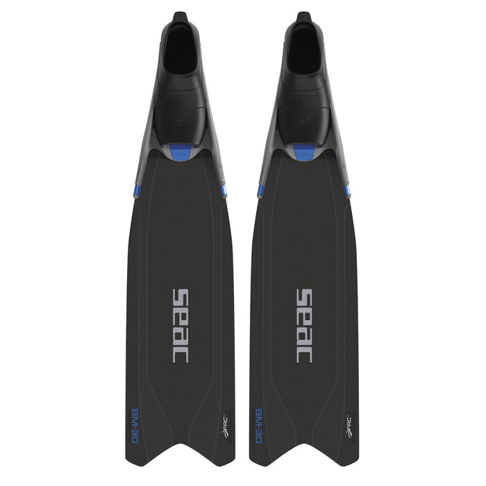 Freediving and Spearfishing Fins Bm30 Black-Blue 39-40 Seac 71-56N-39-40