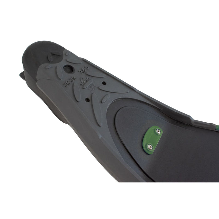 Palmes d'apnée et de chasse sous-marine Bm30 Noir-Vert 35-36 Seac 71-56NV-35-36