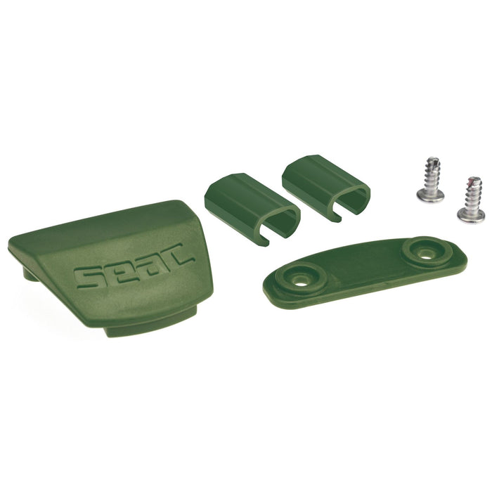 Palmes d'apnée et de chasse sous-marine Bm30 Noir-Vert 35-36 Seac 71-56NV-35-36