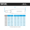 Palmes d'apnée et de chasse sous-marine Bm30 Noir-Vert 35-36 Seac 71-56NV-35-36