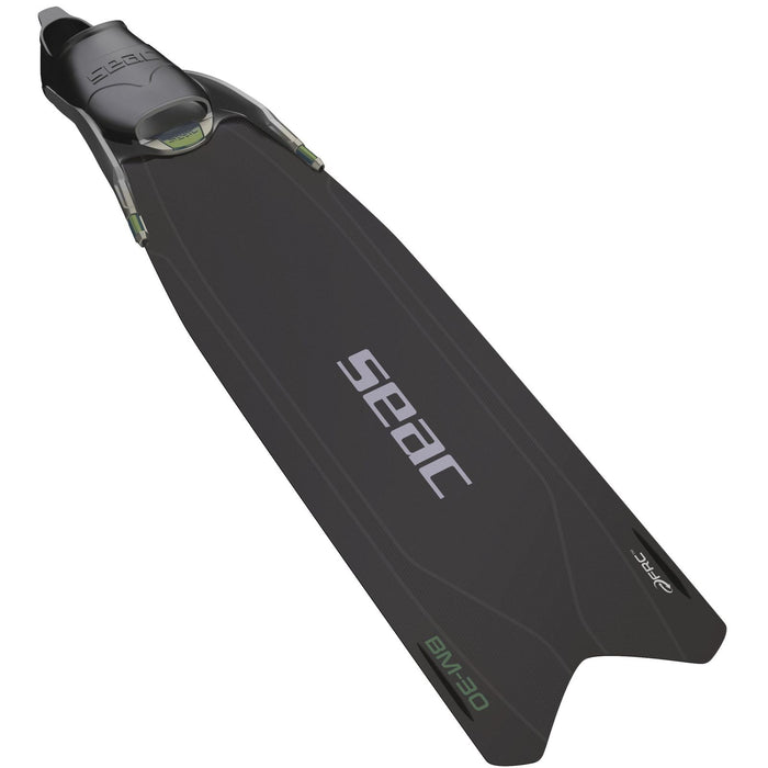 Palmes d'apnée et de chasse sous-marine Bm30 Noir-Vert 35-36 Seac 71-56NV-35-36