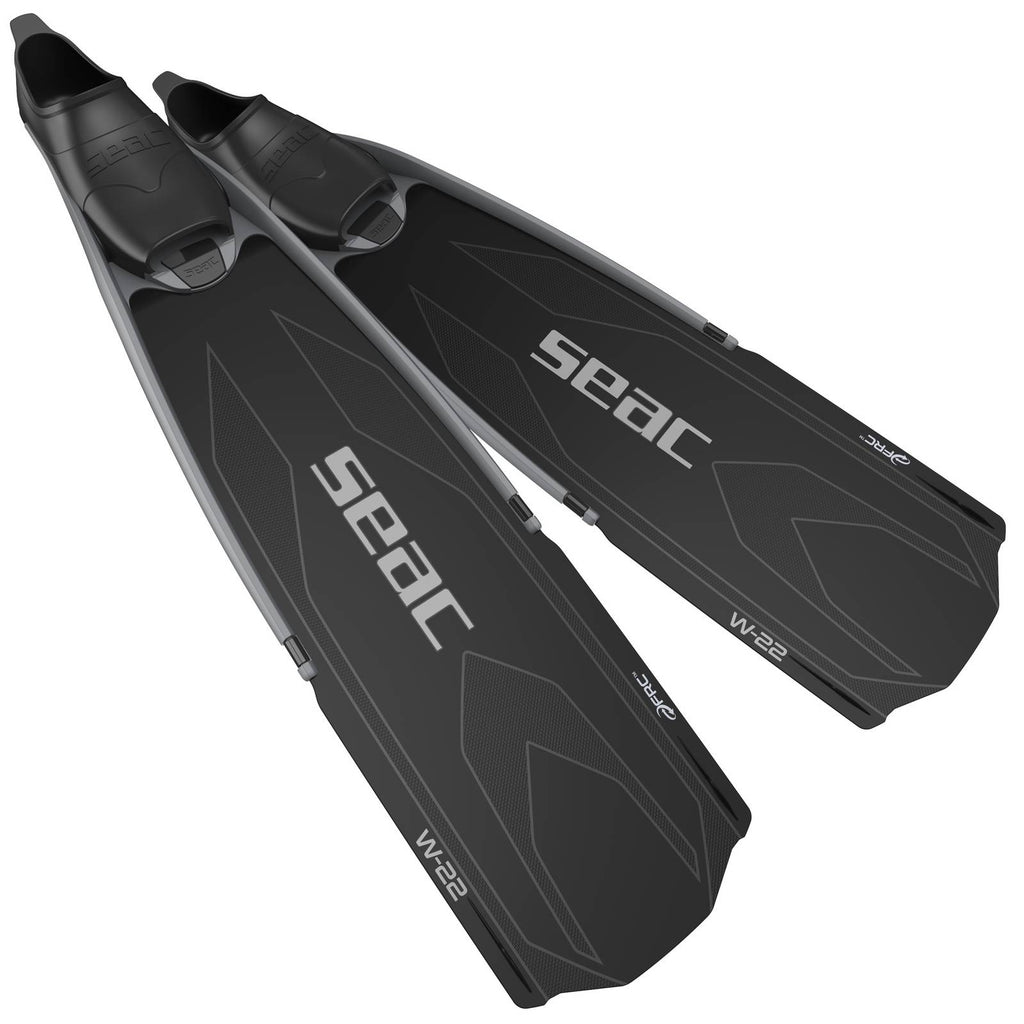 Freediving and Spearfishing Fins W-22 Black 45-46 Seac 71-59N-45-46