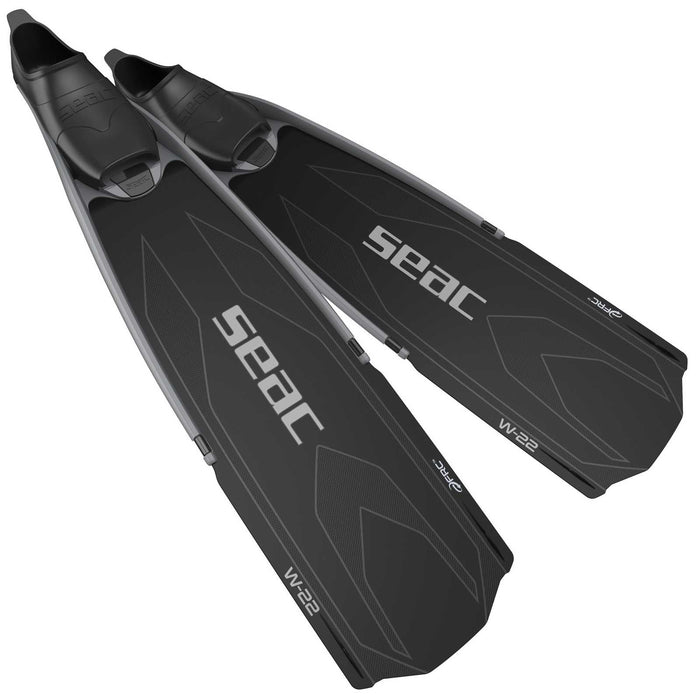Freediving and Spearfishing Fins W-22 Black 47-48 Seac 71-59N-47-48
