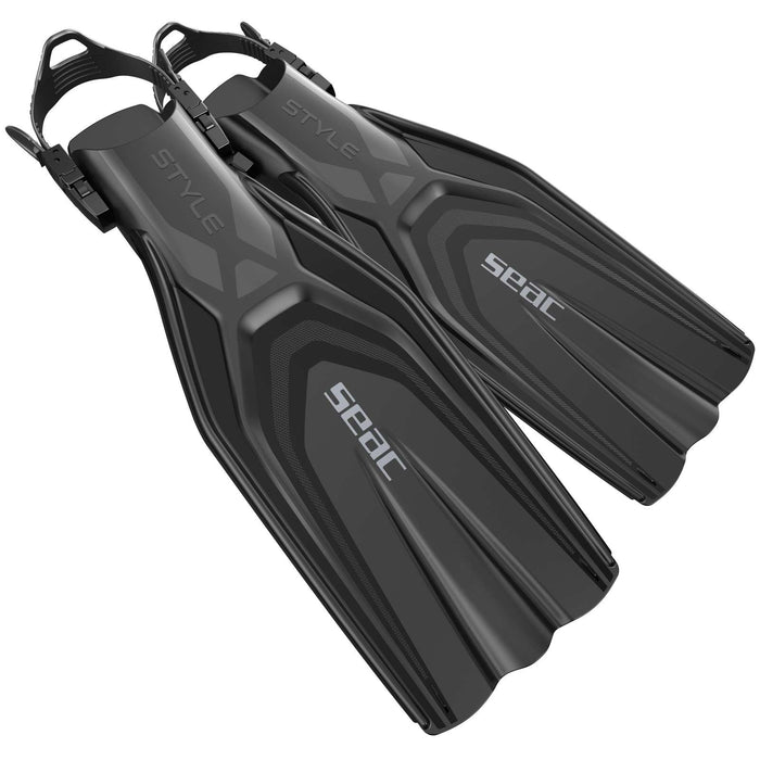 Diving Fins Style Black S-M ~ 39-41 Seac 71-61N-S-M