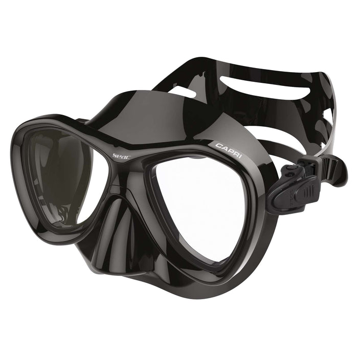 Snorkeling Mask Capri Slt Black Seac 75-13N-SBLN