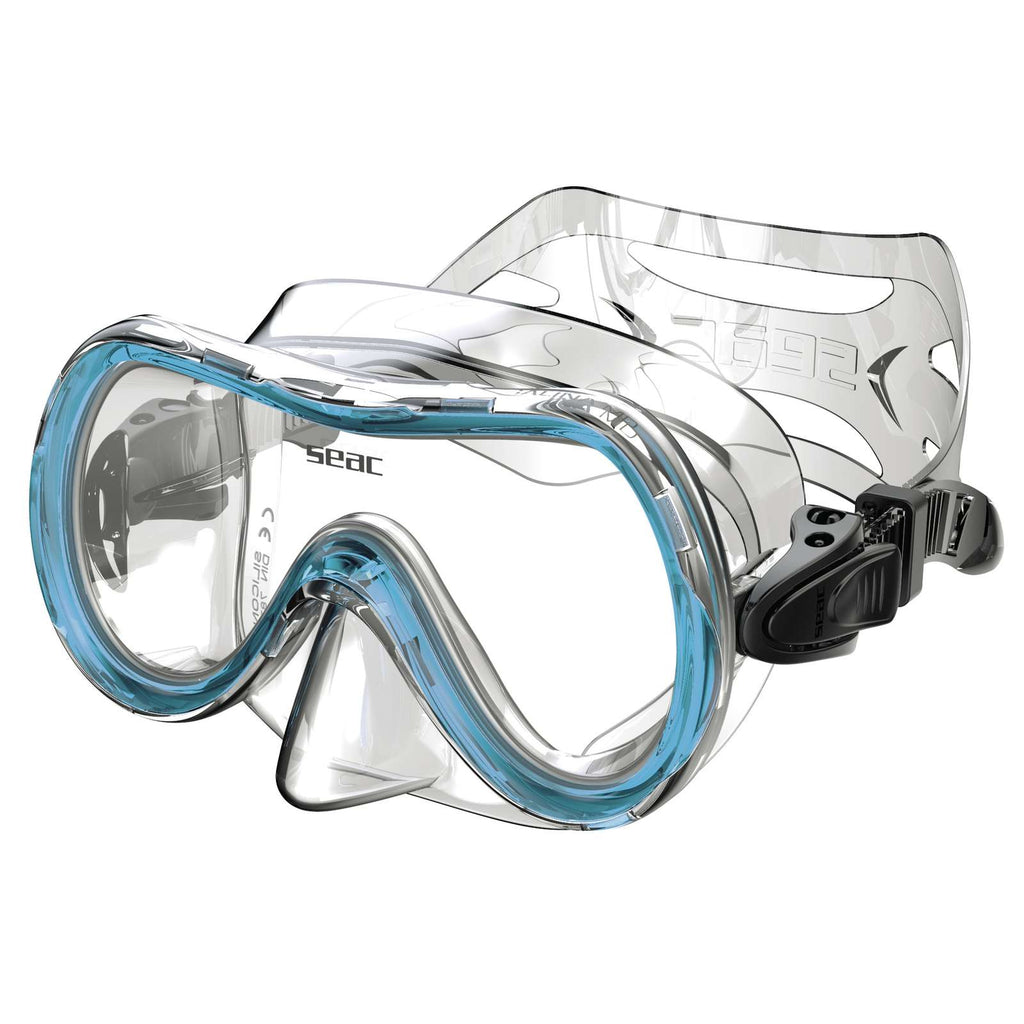 Snorkeling Mask Salina Md Slt Aquamarine Seac 75-16A-SLT