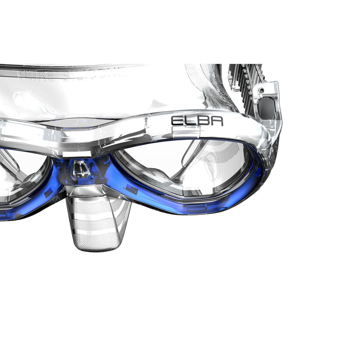 Snorkeling Mask Elba Clear-Blue Seac 75-41B-SKL