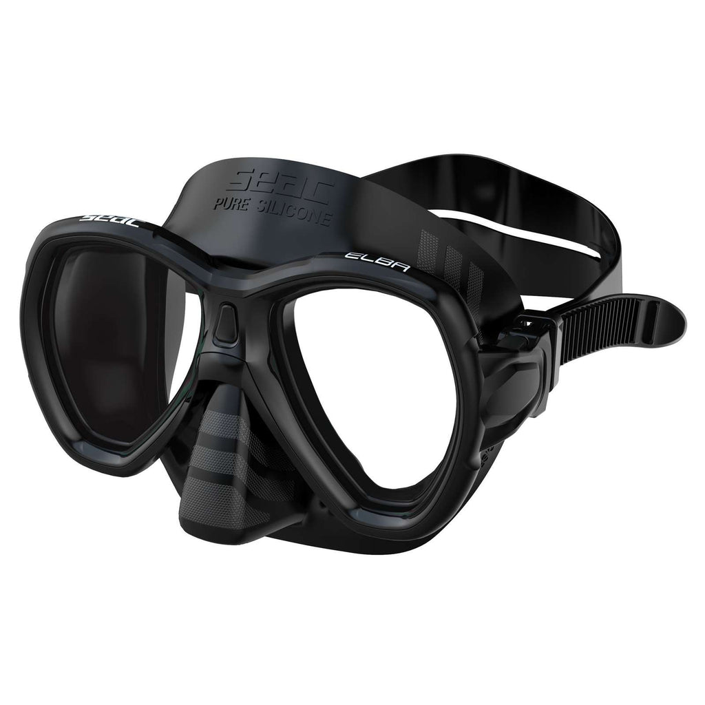 Snorkeling Mask Elba Black Seac 75-41N-SBL