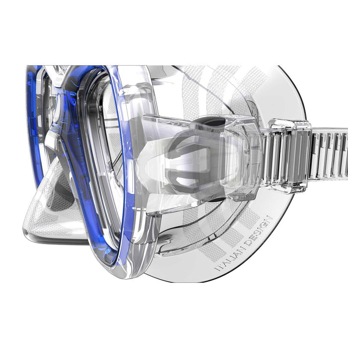 Snorkeling Mask Elba Md Clear-Blue Seac 75-42B-SKL