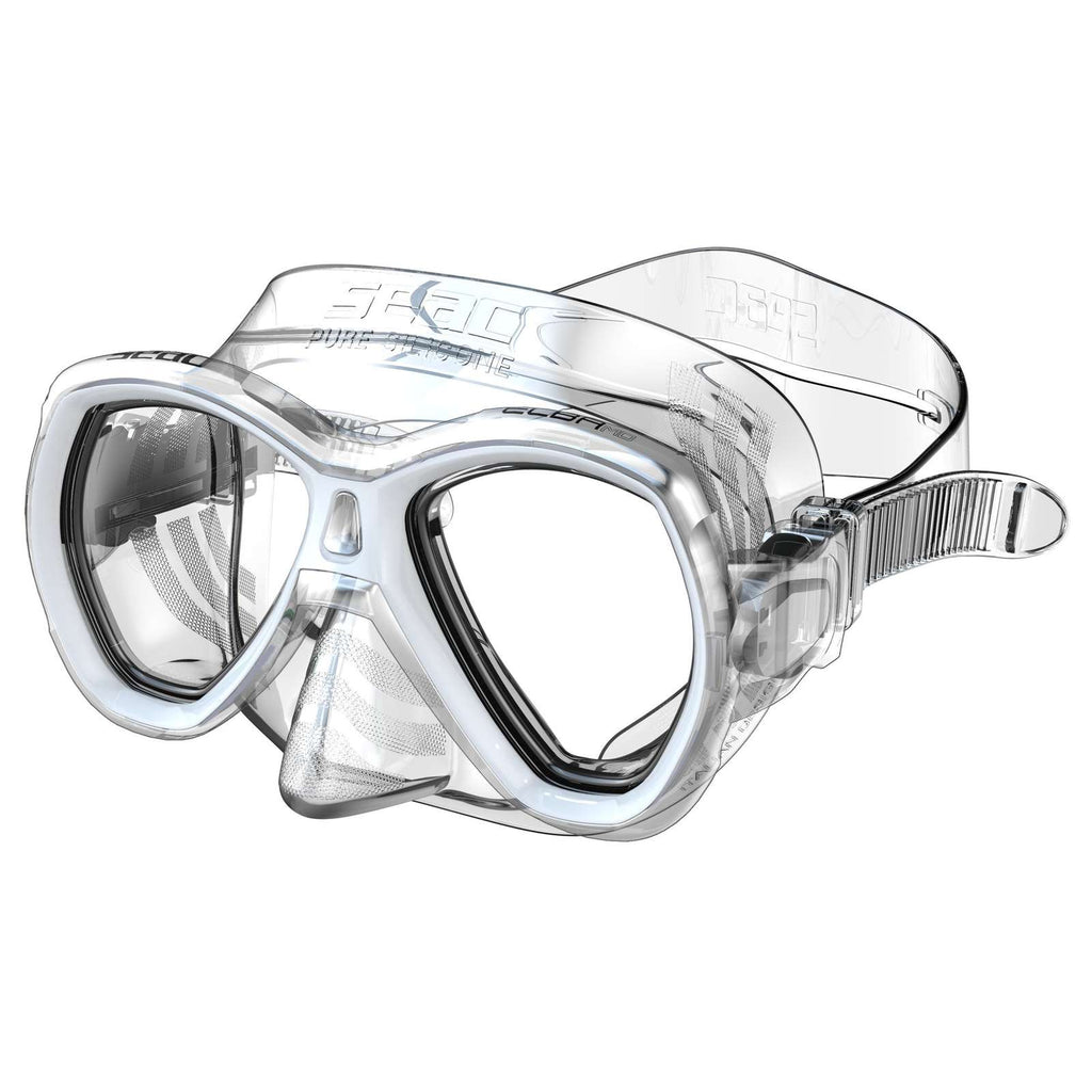 Snorkeling Mask Elba Md Clear-White Seac 75-42W-SKL