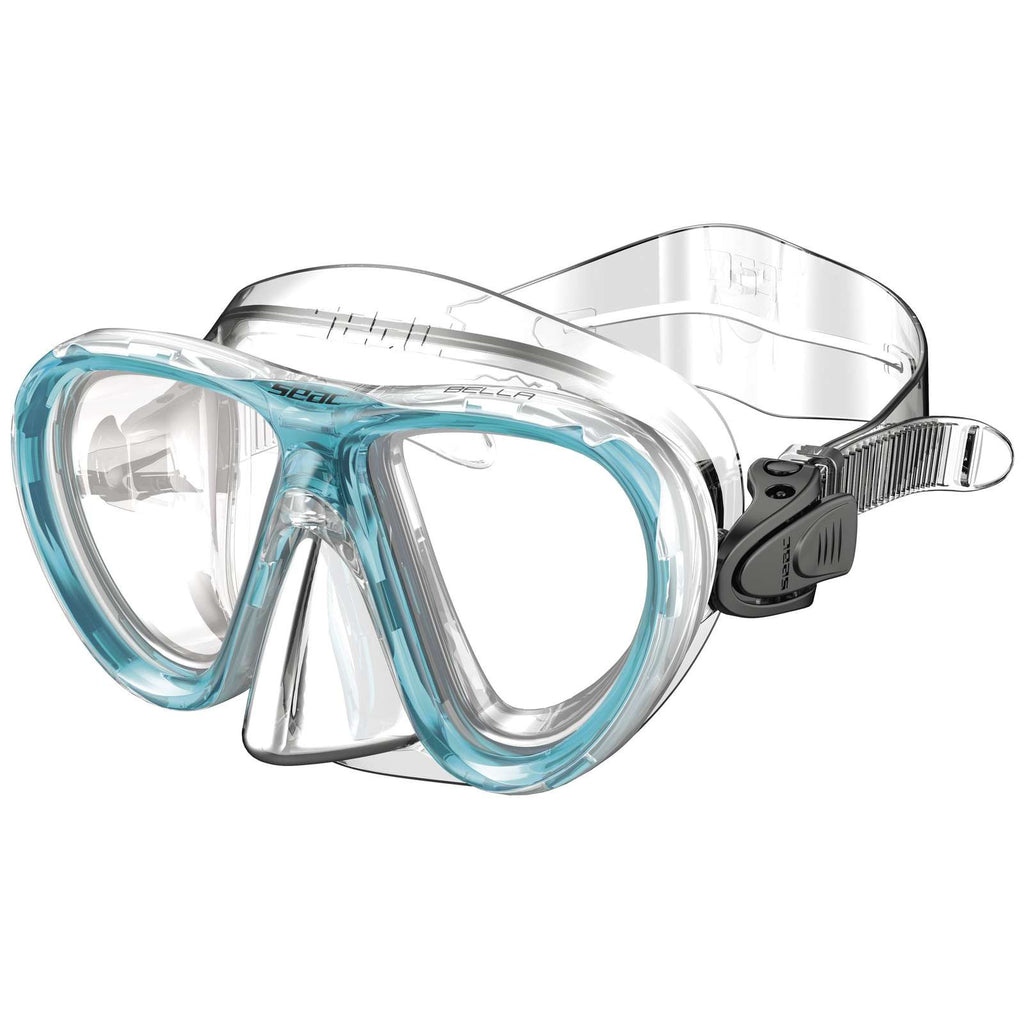 Snorkeling Mask Bella Kids Clear-Turquoise Seac 75-45A-SKL