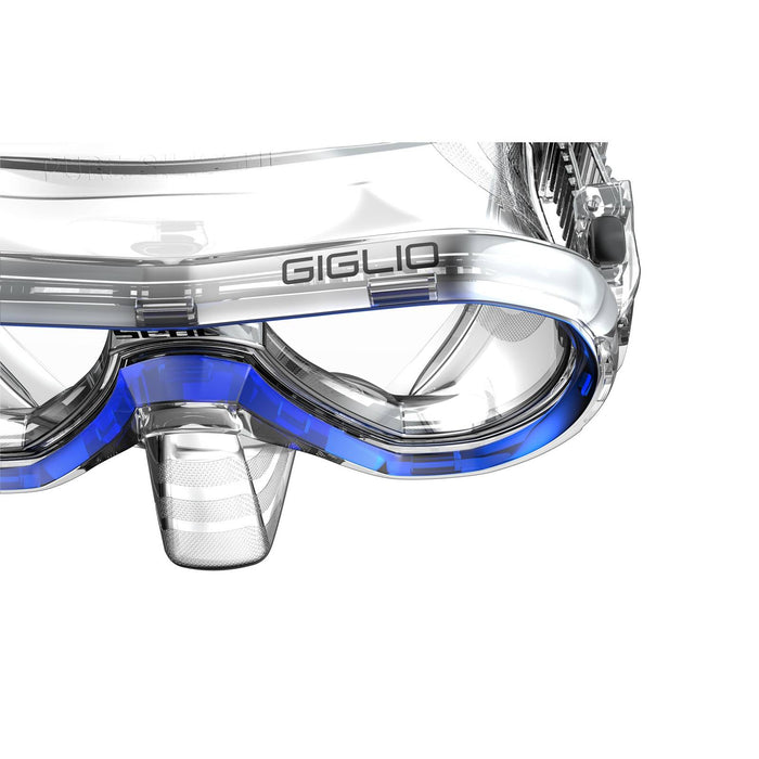 Snorkeling Mask Giglio Clear-Blue Seac 75-47B-SKL