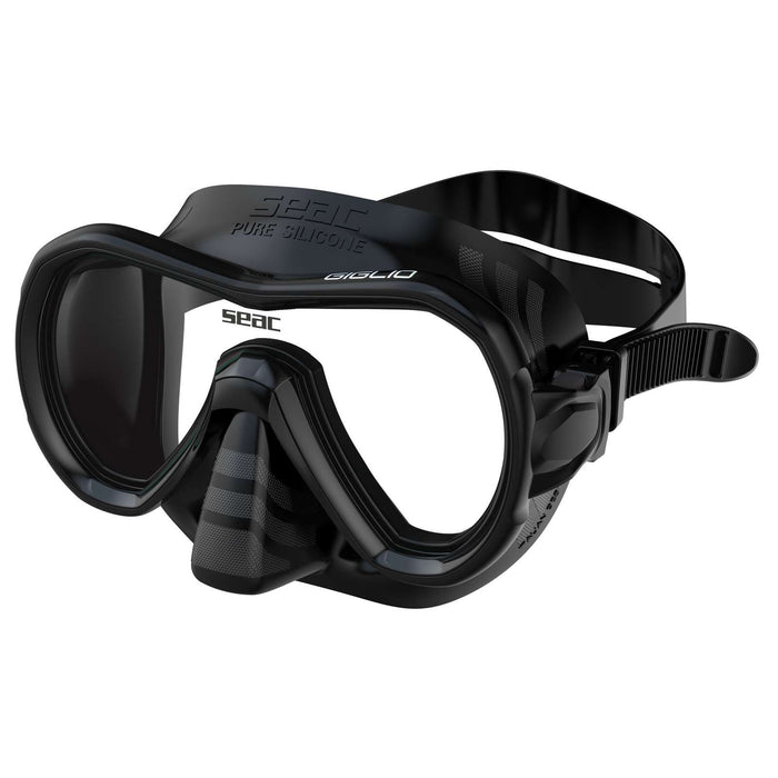 Snorkeling Mask Giglio Black Seac 75-47N-SBL