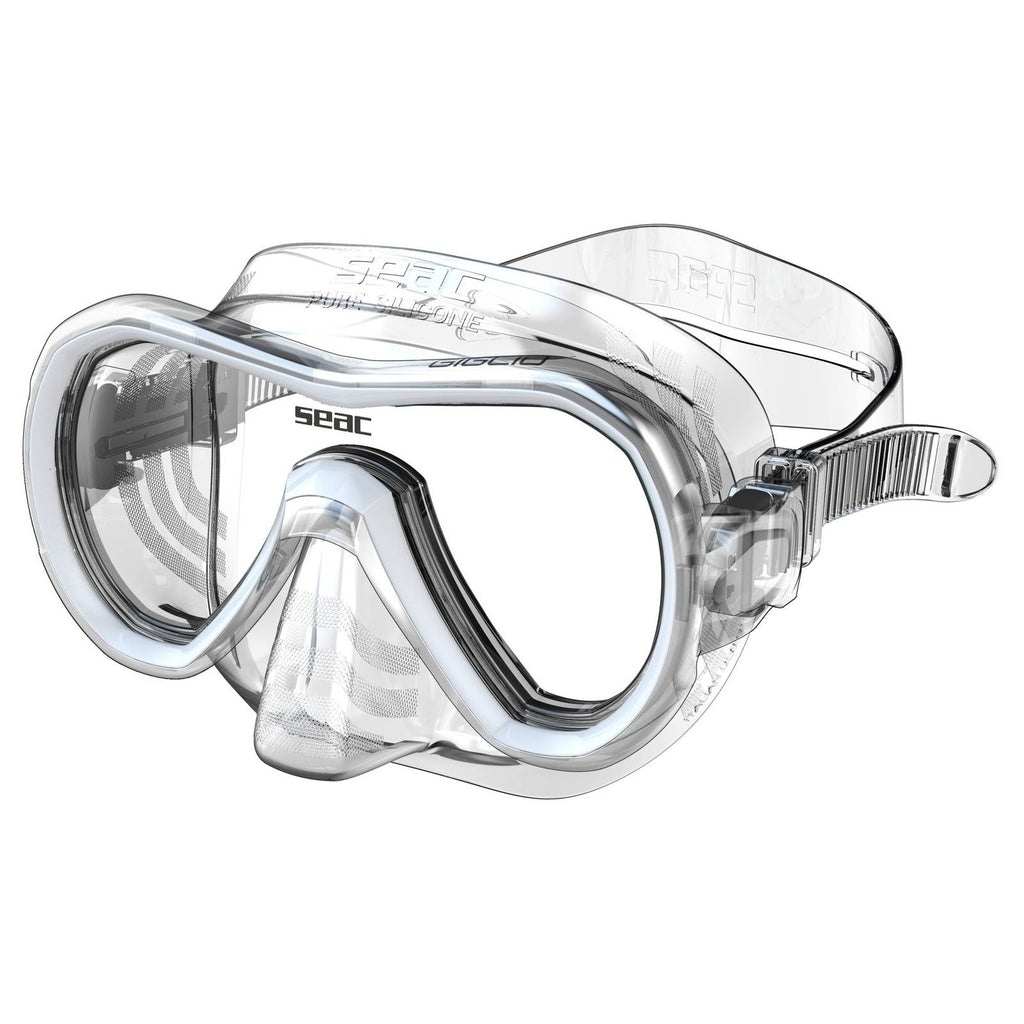 Snorkeling Mask Giglio Clear-White Seac 75-47W-SKL