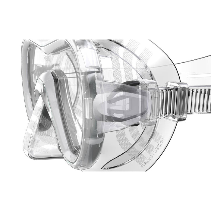 Snorkeling Mask Giglio Clear-White Seac 75-47W-SKL