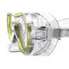 Snorkeling Mask Giglio Clear-Yellow Seac 75-47Y-SKL