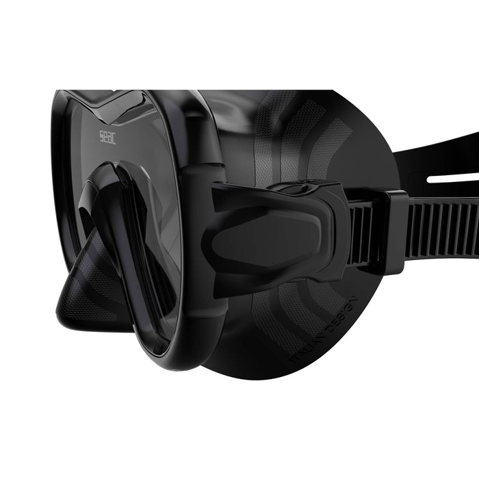 Snorkeling Mask Giglio Md Black Seac 75-48N-SBL