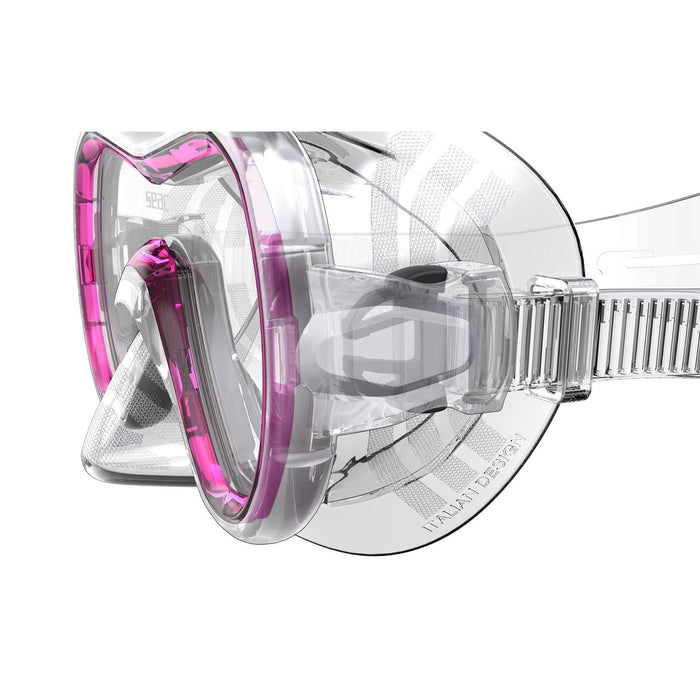 Snorkeling Mask Giglio Md Clear-Pink Seac 75-48P-SKL