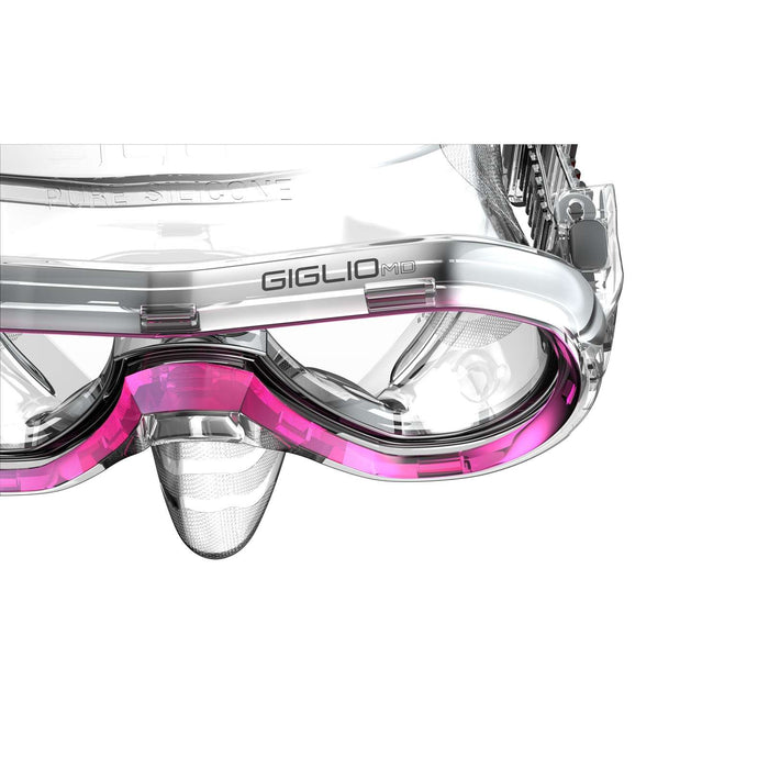 Snorkeling Mask Giglio Md Clear-Pink Seac 75-48P-SKL