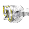Snorkeling Mask Giglio Md Clear-Yellow Seac 75-48Y-SKL