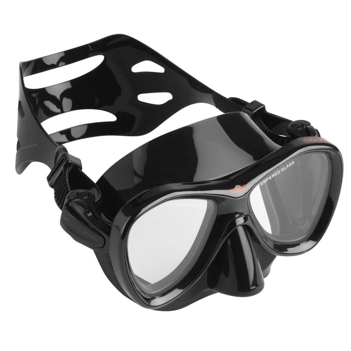 Freediving and Spearfishing Mask Cove Black-Red Seac 75-58N-SBL