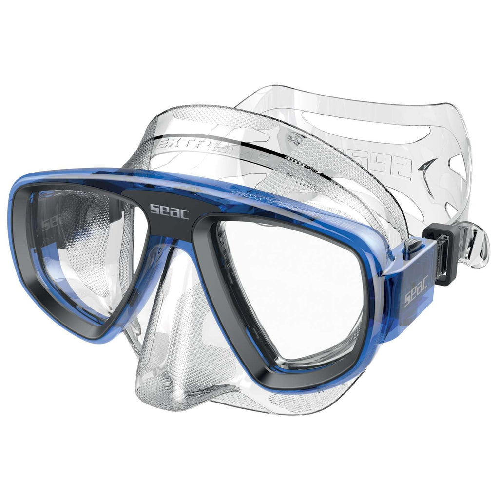 Maschera subacquea per snorkeling Extreme 50 Clear-Azzurro Seac 75-65BC-SKL