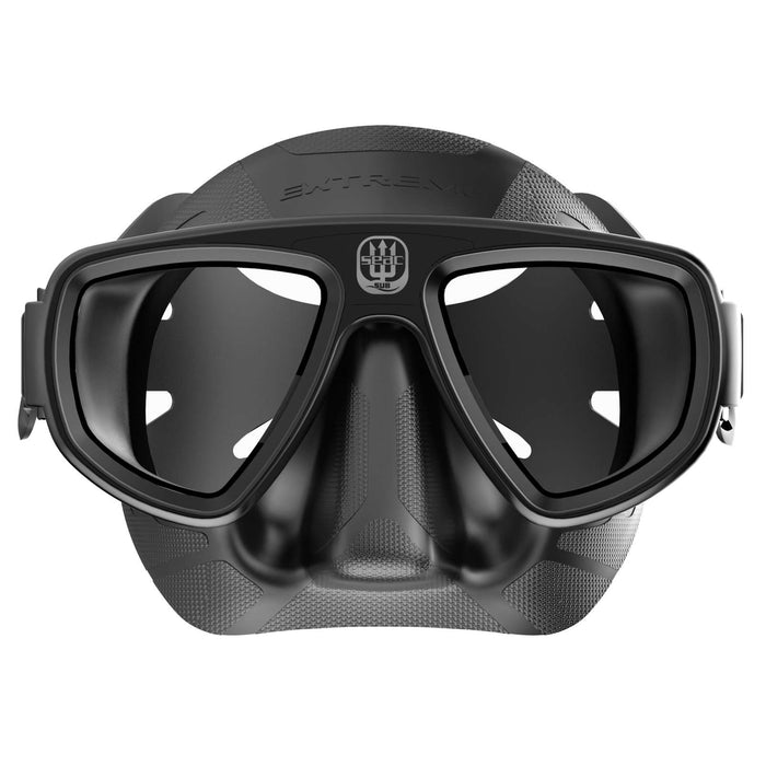 Diving Snorkeling Mask Extreme 50 Black-Black Seac 75-65N-SBL