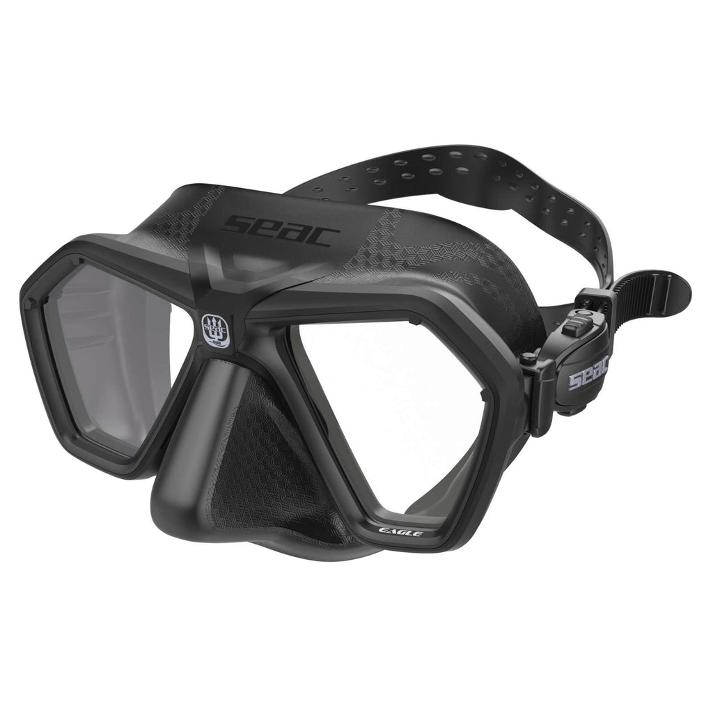 Freediving and Spearfishing Mask Eagle Black Seac 75-66N-SBL
