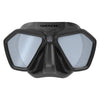 Freediving and Spearfishing Mask Eagle Silver Mirrored Lenses Black Seac 75-66NS-SBL-LS